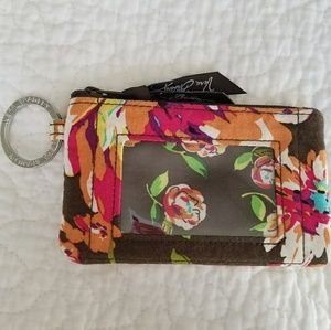 **SOLD** Zip ID Case English Rose Vera Bradley EUC